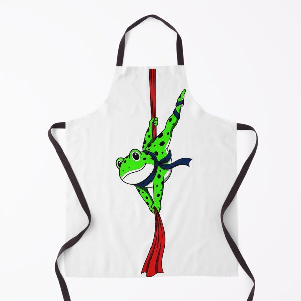 Item preview, Aerial Yoga, Yoga Frog, Frog doing Aerial Yoga designed and sold by AddlPoolart.