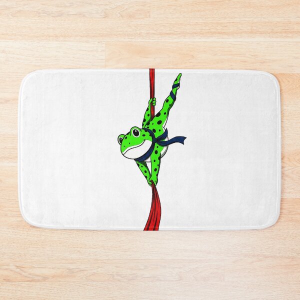 Item preview, Aerial Yoga, Yoga Frog, Frog doing Aerial Yoga designed and sold by AddlPoolart.
