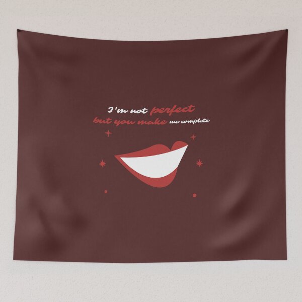 Item preview, I'm not perfect, but you make me complete designed and sold by "Vibe & Style Merch".