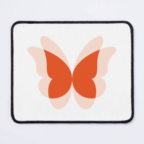 Item preview, Butterfly with flapping wings effect (Orange on White) designed and sold by STUDIO-72.