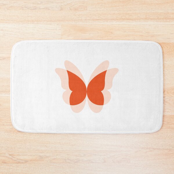 Item preview, Butterfly with flapping wings effect (Orange on White) designed and sold by STUDIO-72.