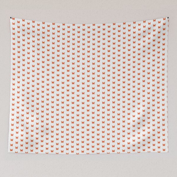 Item preview, Butterfly with flapping wings effect (Orange on White) designed and sold by STUDIO-72.