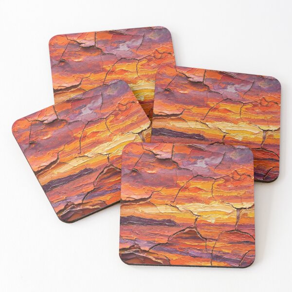 Item preview, Golden Hour Sunset Over the Sea – Unique Nature Design, Perfect Gift for Ocean Lovers designed and sold by EyeCandyStuff.