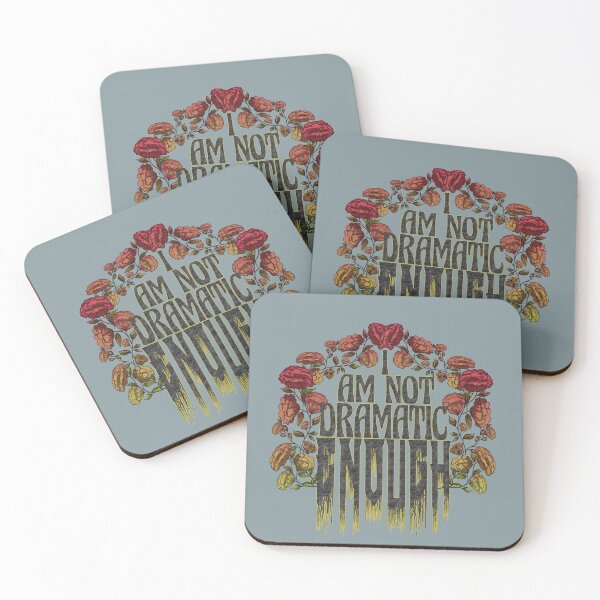 Item preview, I Am Not Dramatic Enough – Gothic Floral Art designed and sold by Kyradem.