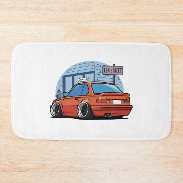 Item preview, Stanced Car Street Scene Cartoon Design designed and sold by MonkiFlipp.