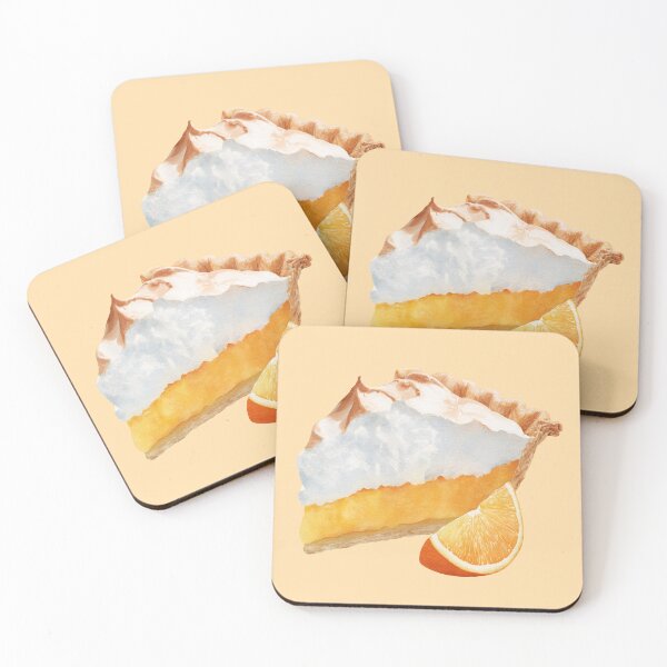 Item preview, Slice of Orange Meringue Pie designed and sold by Violet Peonies.