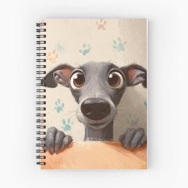 Item preview, Italian Greyhound Peeking over Wall 01 designed and sold by Elisabeth Lucas.