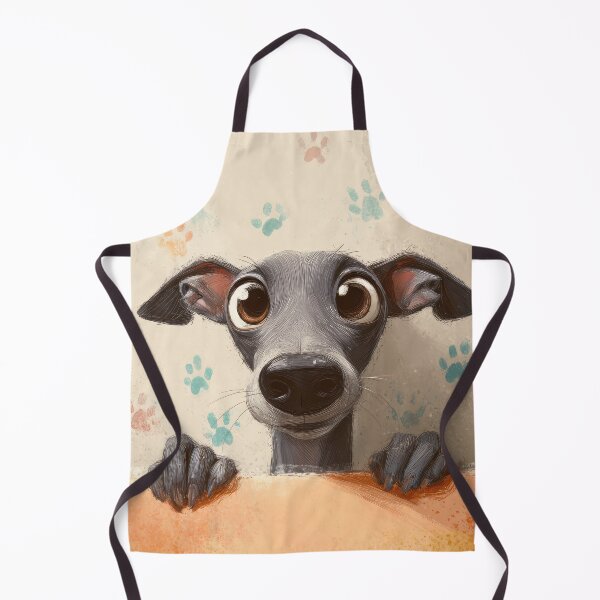 Item preview, Italian Greyhound Peeking over Wall 01 designed and sold by Elisabeth Lucas.
