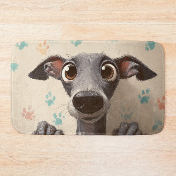 Item preview, Italian Greyhound Peeking over Wall 01 designed and sold by Elisabeth Lucas.