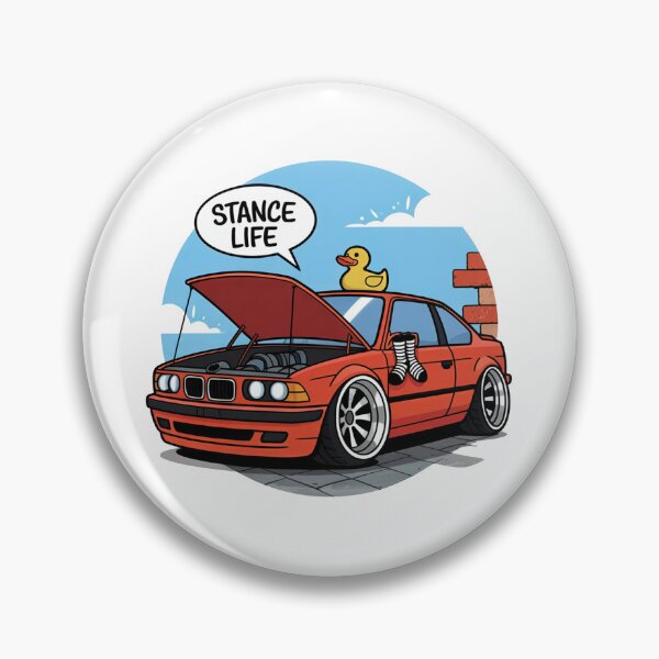 Item preview, Stance Life Cartoon Car Duck Design designed and sold by MonkiFlipp.