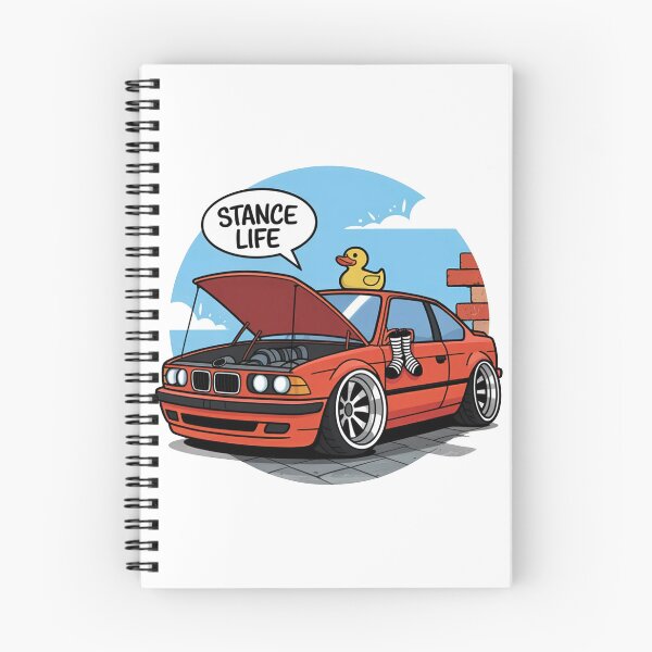 Item preview, Stance Life Cartoon Car Duck Design designed and sold by MonkiFlipp.