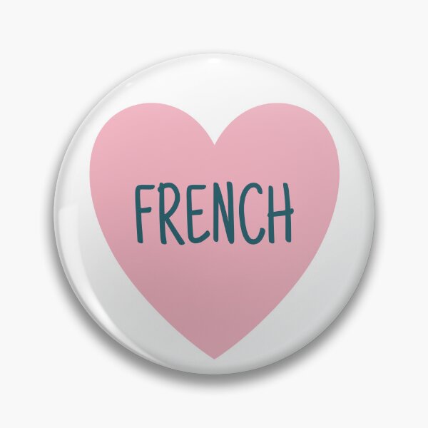 Item preview, Love French heart design designed and sold by Think4Prints.