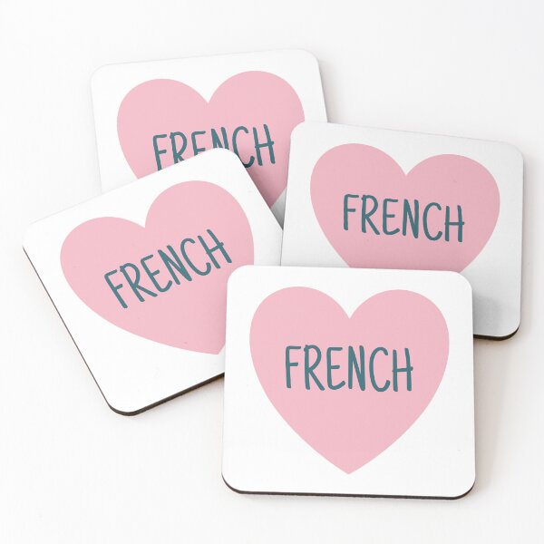 Item preview, Love French heart design designed and sold by Think4Prints.