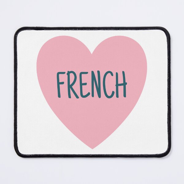 Item preview, Love French heart design designed and sold by Think4Prints.