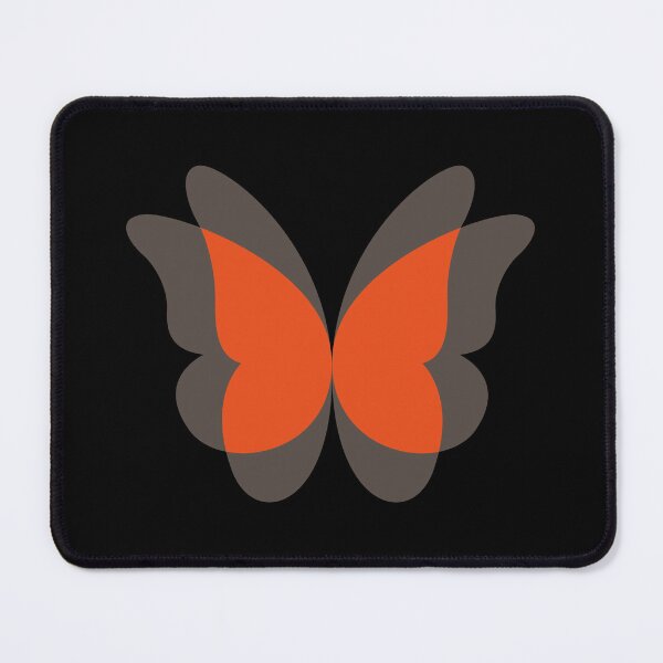 Item preview, Butterfly with flapping wings effect on (Orange on Black) designed and sold by STUDIO-72.