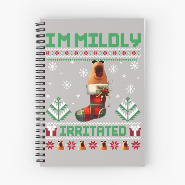 Item preview, I'm Mildly Irritated Marcus The Worm Christmas Funny Meme designed and sold by mjohnson9.