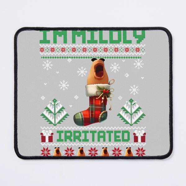 Item preview, I'm Mildly Irritated Marcus The Worm Christmas Funny Meme designed and sold by mjohnson9.