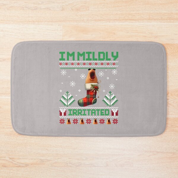 Item preview, I'm Mildly Irritated Marcus The Worm Christmas Funny Meme designed and sold by mjohnson9.