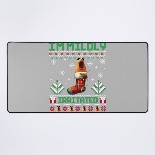 Item preview, I'm Mildly Irritated Marcus The Worm Christmas Funny Meme designed and sold by mjohnson9.