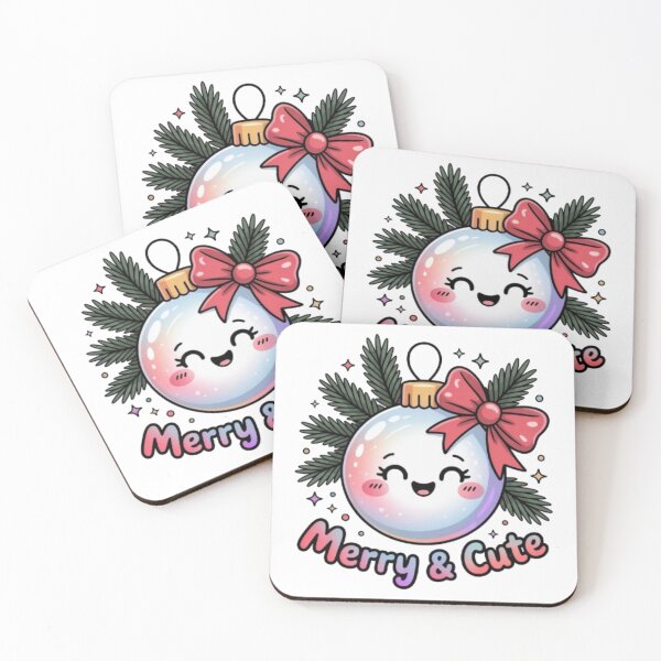 Item preview, Kawaii Christmas Bauble T-Shirt – Cute Holiday Ornament Design for Kids, Festive Fans & Gift Buyers designed and sold by GemBob Creations.