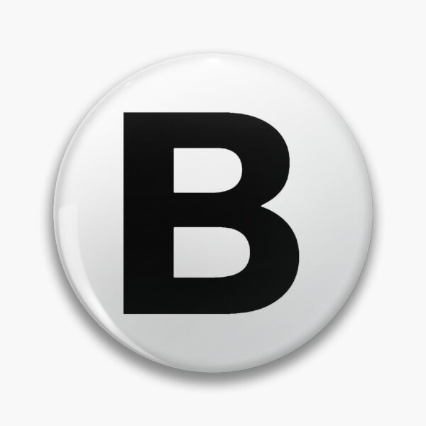 Item preview, Black Letter B Monogram – Minimal Initial B 2026 designed and sold by PunchDrop.