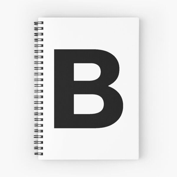 Artikelvorschau, Schwarzes Monogramm B – Minimales Initial B 2026 entworfen und verkauft von PunchDrop.