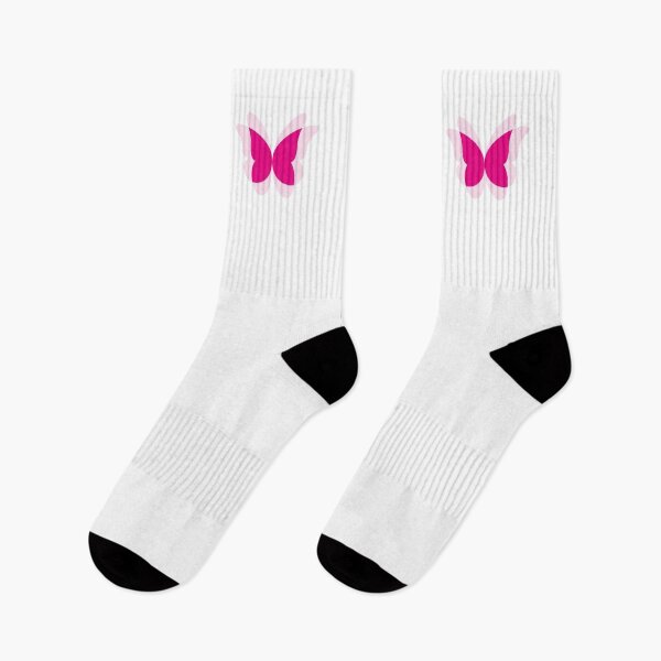 Item preview, Butterfly with flapping wings effect (Pink on White) designed and sold by STUDIO-72.