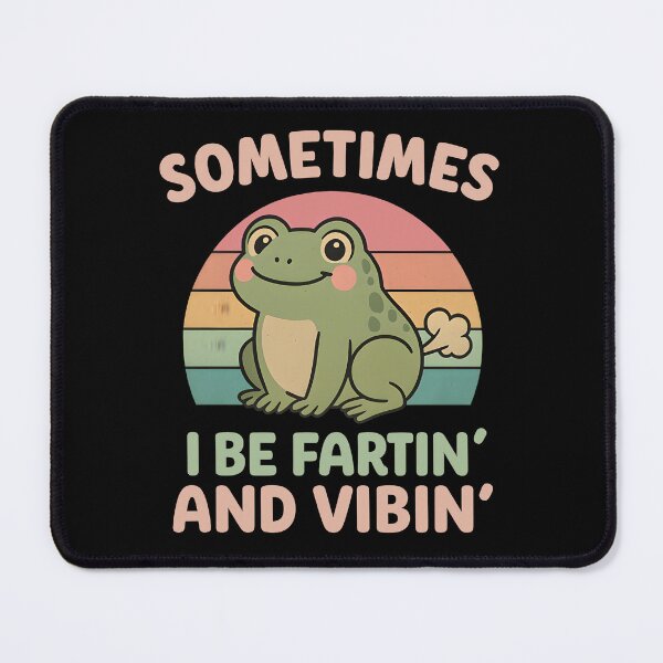 Item preview, Sometimes I Just Be Farting Funny Frog Retro Humor designed and sold by ZuToMi.