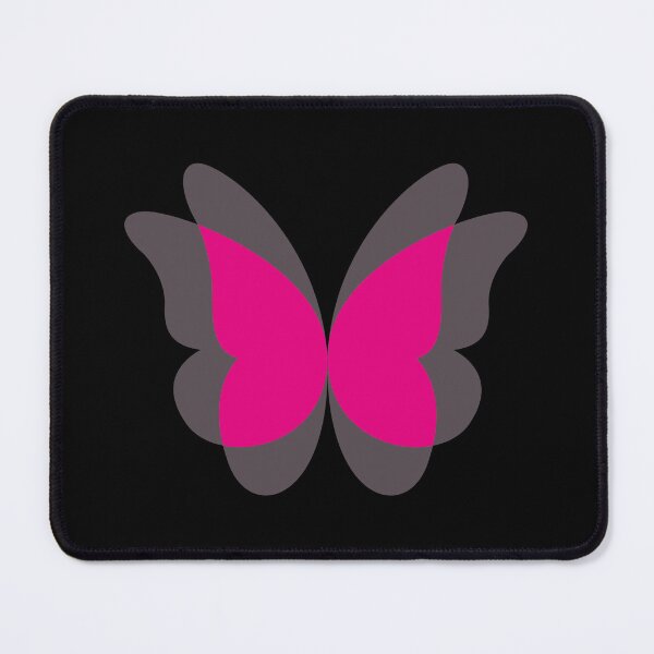 Item preview, Butterfly with flapping wings effect on (Pink on Black) designed and sold by STUDIO-72.