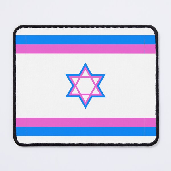 Item preview, Israeli Pride Flag - Transgender designed and sold by PeaceforIsrael.