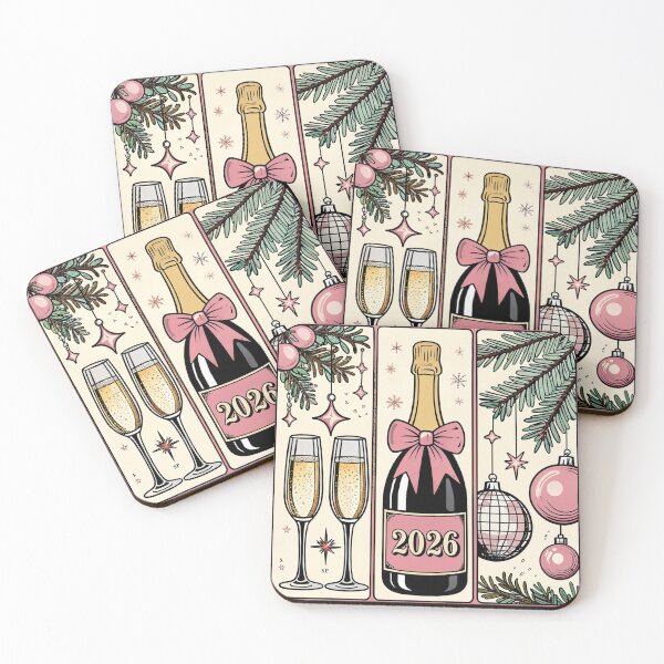 Item preview, Happy New Year 2026 Toast designed and sold by NF Designs Studio DTF.