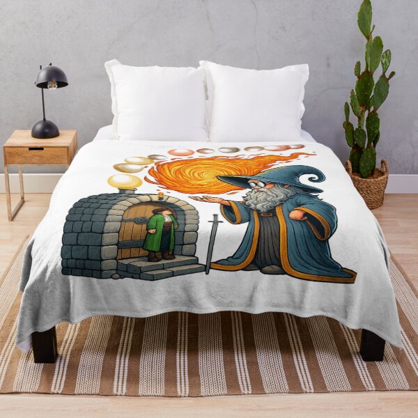 Item preview, I Didn’t Ask How Big the Room Is – I Cast Fireball | Funny Wizard RPG Design designed and sold by Ramadane_design1.
