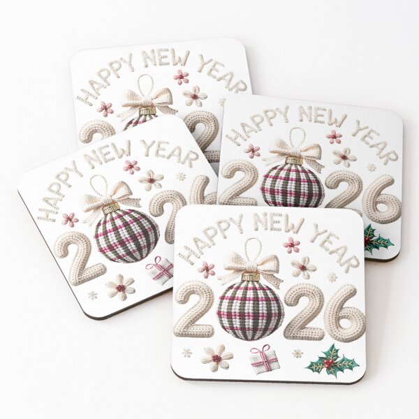 Item preview, Happy New Year 2026 (Embroidery) designed and sold by NF Designs Studio DTF.