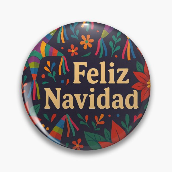 Item preview, Feliz Navidad (Merry Christmas) Mexican Folkloric Red Poinsettia Flower designed and sold by Lyvion design.