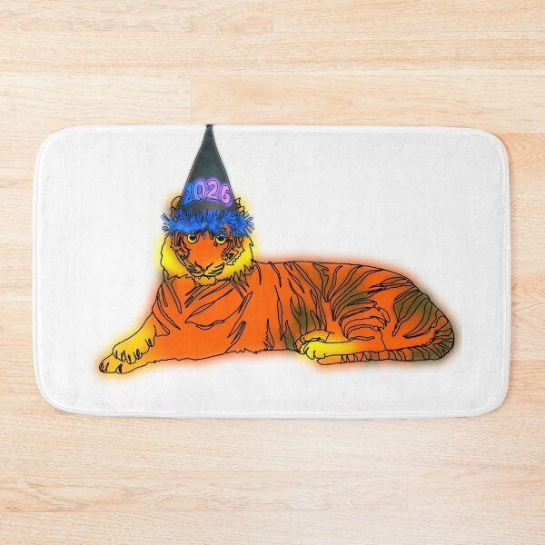 Item preview,  Maple the Tiger Wearing a 2026 Hat – animalzinhats  designed and sold by Ashley’sAnimalz.