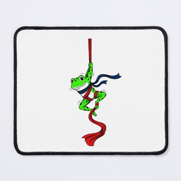 Item preview, Aerial Yoga, Yoga Frog, Frog doing Aerial Yoga designed and sold by AddlPoolart.