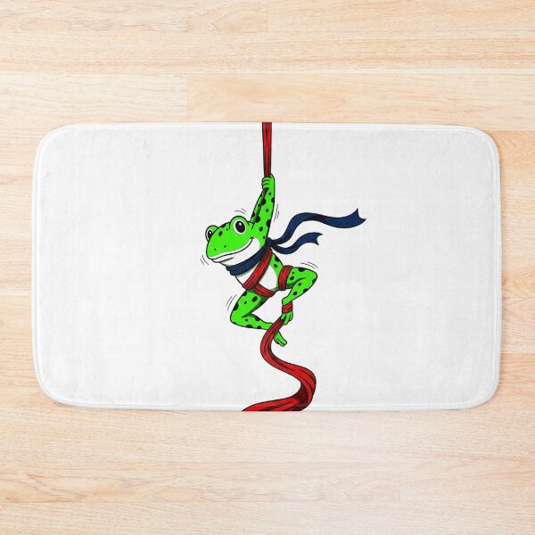 Item preview, Aerial Yoga, Yoga Frog, Frog doing Aerial Yoga designed and sold by AddlPoolart.