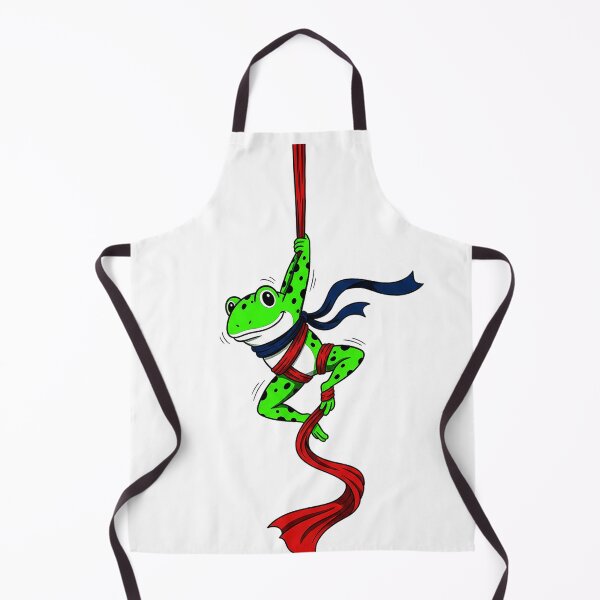 Item preview, Aerial Yoga, Yoga Frog, Frog doing Aerial Yoga designed and sold by AddlPoolart.