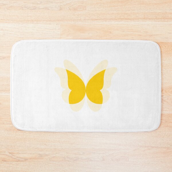 Item preview, Butterfly with flapping wings effect (Yellow on White) designed and sold by STUDIO-72.