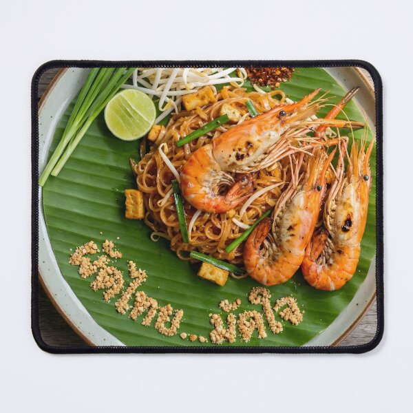 Item preview, Pad Thai with Crushed Peanut Lettering designed and sold by mronsunday AI Art Studio.