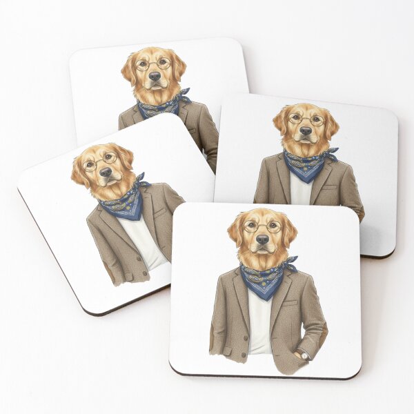 Item preview, Chic Golden Retriever | Fabric Jacket, Watch, Stylish Bandana designed and sold by CHRIST5000.