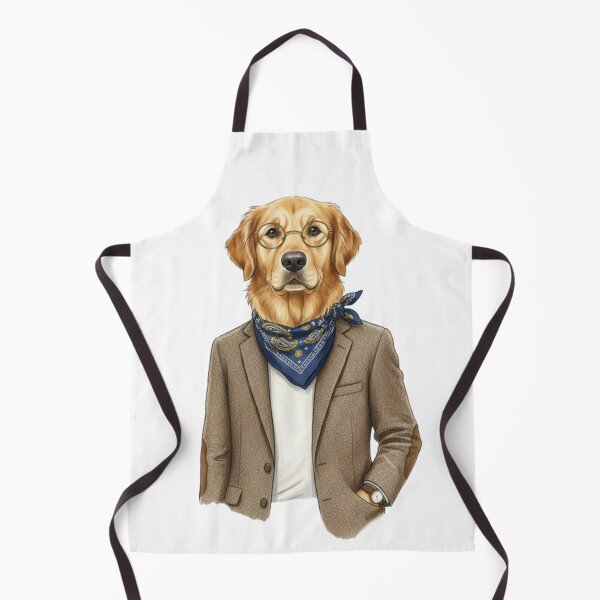 Item preview, Chic Golden Retriever | Fabric Jacket, Watch, Stylish Bandana designed and sold by CHRIST5000.
