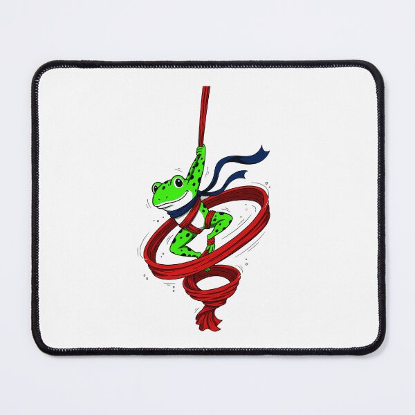 Item preview, Aerial Yoga, Yoga Frog, Frog doing Aerial Yoga designed and sold by AddlPoolart.