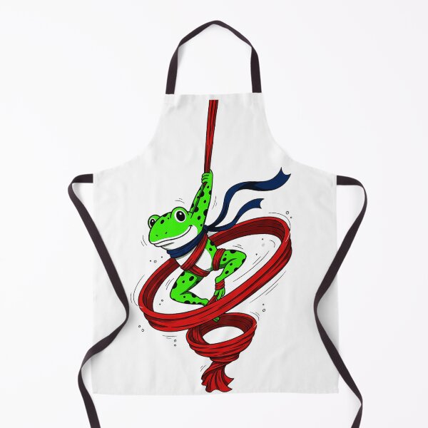 Item preview, Aerial Yoga, Yoga Frog, Frog doing Aerial Yoga designed and sold by AddlPoolart.