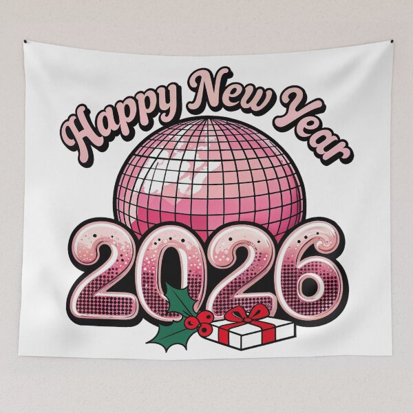 Item preview, Happy New Year 2026 designed and sold by NF Designs Studio DTF.