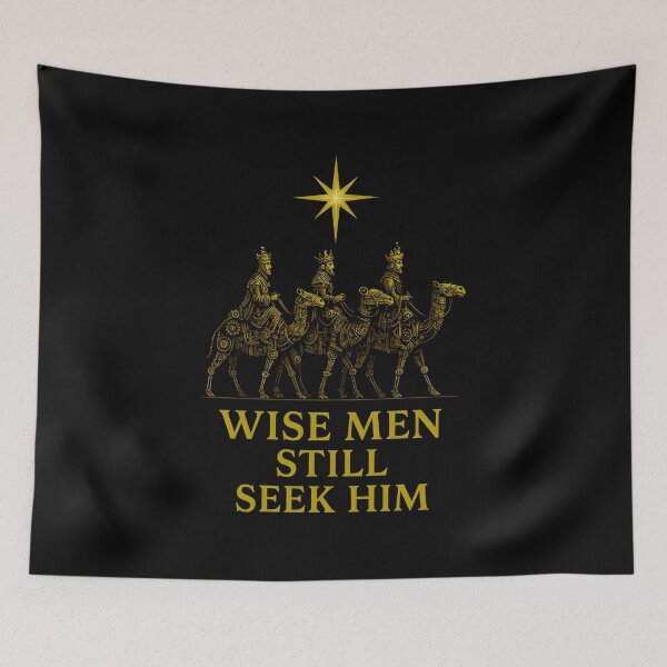 Item preview, Wise Men Still Seek Him – Steampunk Christmas Art designed and sold by DesignLab13.