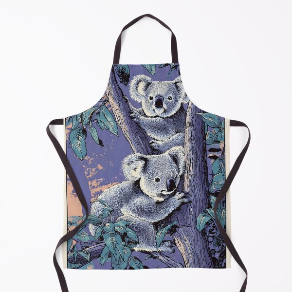 Item preview, Koala Duo on Eucalyptus Tree – Vintage Wildlife Illustration designed and sold by Absyntart.