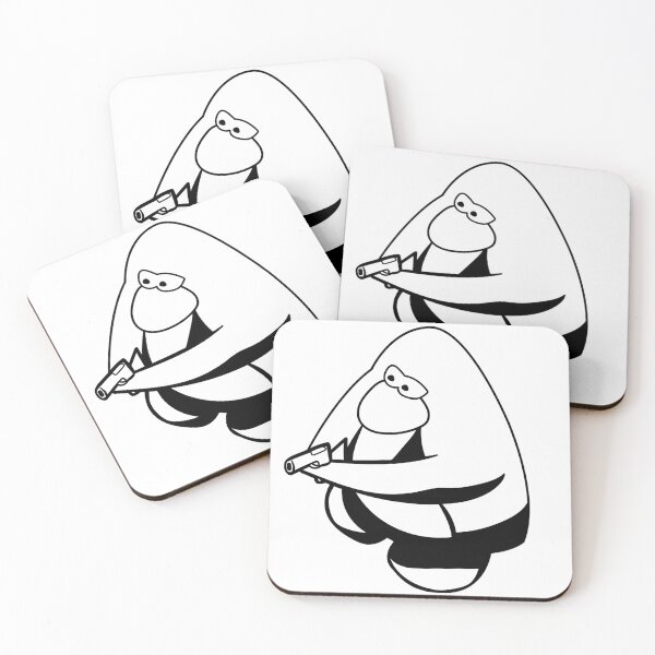 Item preview, Armed penguin designed and sold by Renlexd.