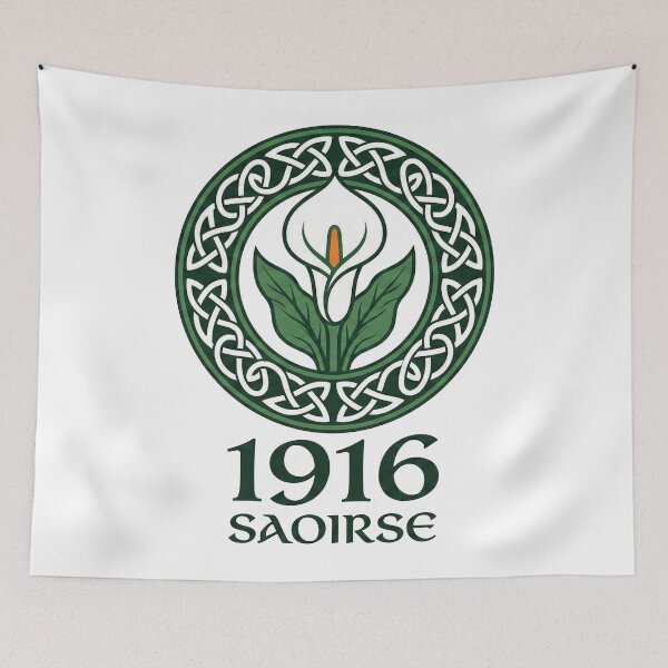 Item preview, Easter Lily 1916 Commemoration – Irish Republican Badge designed and sold by Original-It-Tee.