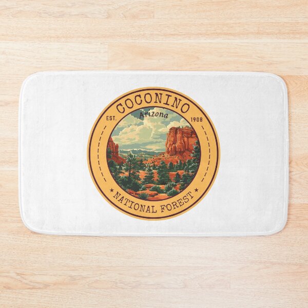 Item preview, Coconino National Forest in Arizona, USA, Vintage Travel Art Circle Emblem designed and sold by MaateoDesign.